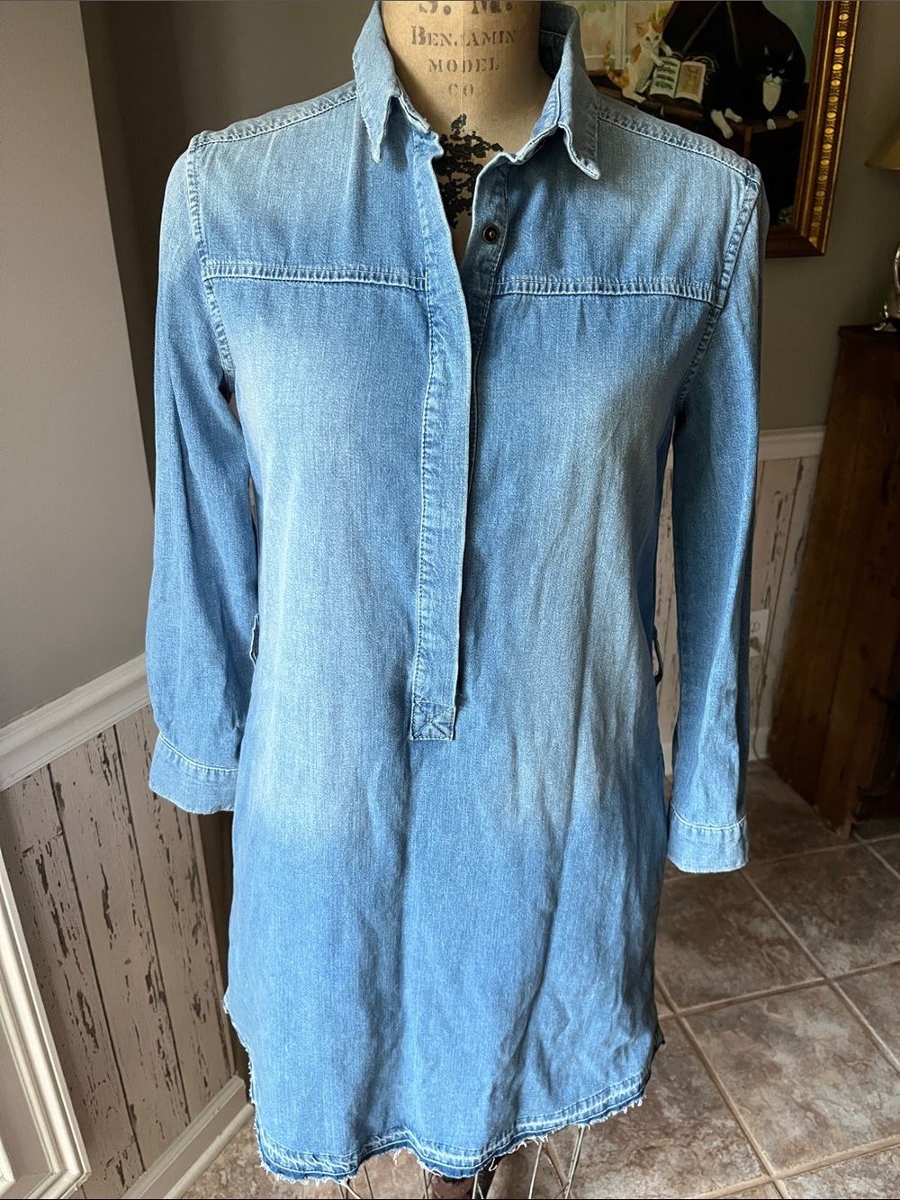 All Saints from London denim dress sz 6